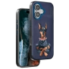 Venco iPhone 16 Perma Desenli Kapak - Lacivert