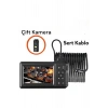 Vtn-008 Ekranlı Çift Kameralı 10 Mt Sert Kablo Yılan Endoskop Kamera 8 Mm 4.3 Inc