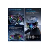 Y13 Motor Kask Kulaklık Rgb Modlu Radyolu Motosiklet Kulaklık 5.3 Bluetooth Intercom