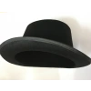 Yetişkinler İçin Siyah Renk Ringmaster Sihirbaz Şapkası Fötr Şapka 15 Cm
