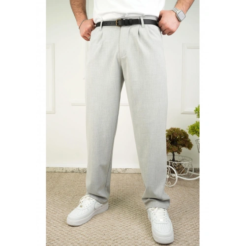 Baggy Kumaş Pantolon Gri