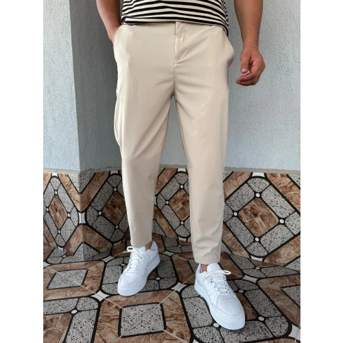 Boyfriend Paraşüt Pantolon Bej