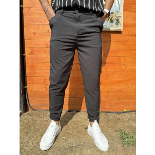 Boyfriend Paraşüt Pantolon Siyah