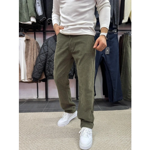 Kadife Pantolon Yeşil