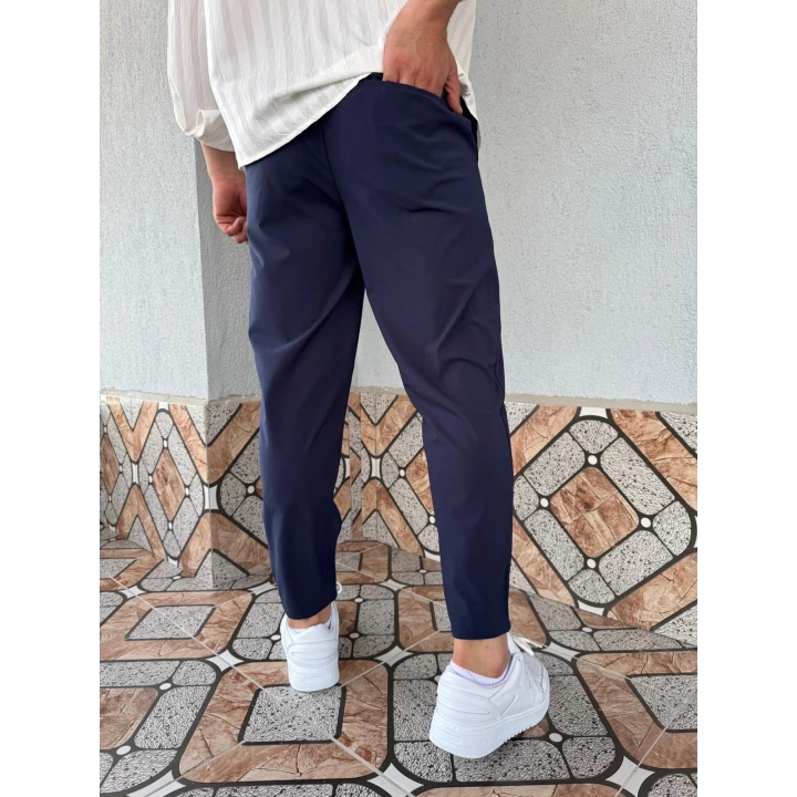Boyfriend Paraşüt Pantolon Lacivert