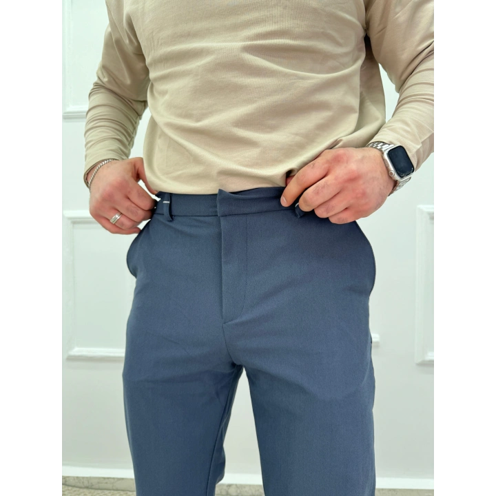 Duble Paça Pantolon Lacivert