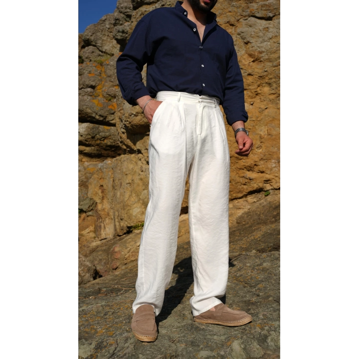 Tensel Pantolon  Beyaz