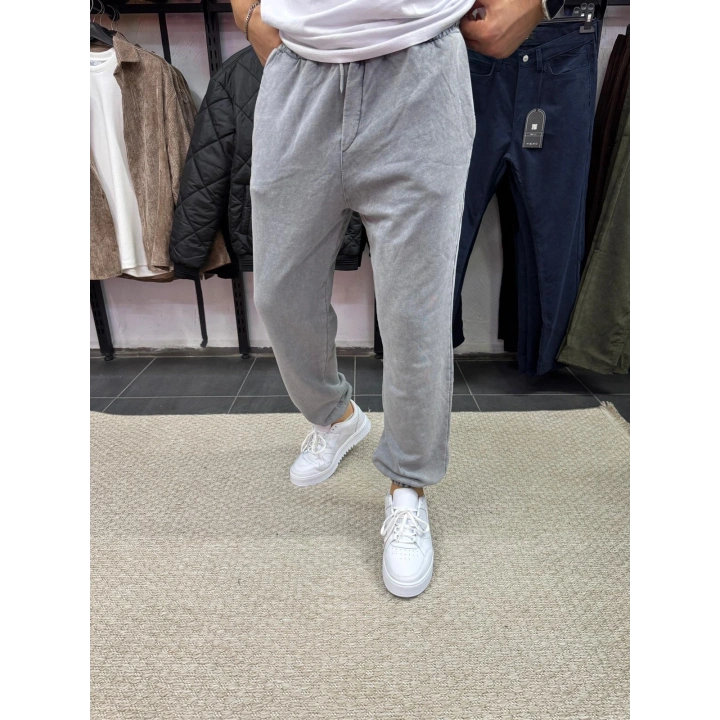Yıkamalı Paça Lastik Eşofman