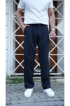Baggy Kumaş Pantolon Lacivert