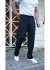 Baggy Kumaş Pantolon Lacivert