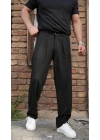 Baggy Kumaş Pantolon Siyah