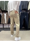 Bel Bağlamalı Regular Pantolon Krem