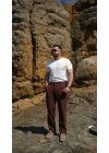 Fitilli Tişört Beyaz