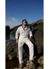 Fresh Keten Gömlek Beyaz
