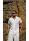 Kısa Kol Gömlek Beyaz
