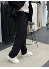 Oversize Kruvaze Takım Siyah