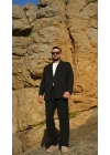 Oversize Kruvaze Takım Siyah