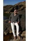 Siyah Beyaz Çizgili Oversize Gömlek