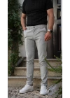 Slimfit Likralı Kumaş Pantolon gri