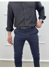 Slimfit Likralı Kumaş Pantolon Lacivert