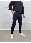 Slimfit Likralı Kumaş Pantolon Lacivert