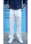 Tensel Pantolon Beyaz