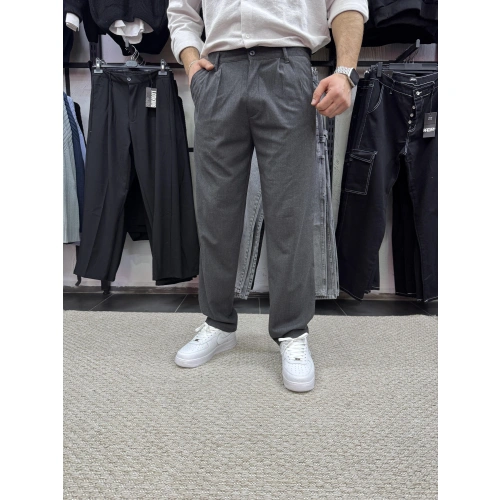 Baggy Kumaş Pantolon Antrasit