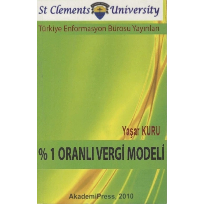 %1 Oranlı Vergi Modeli