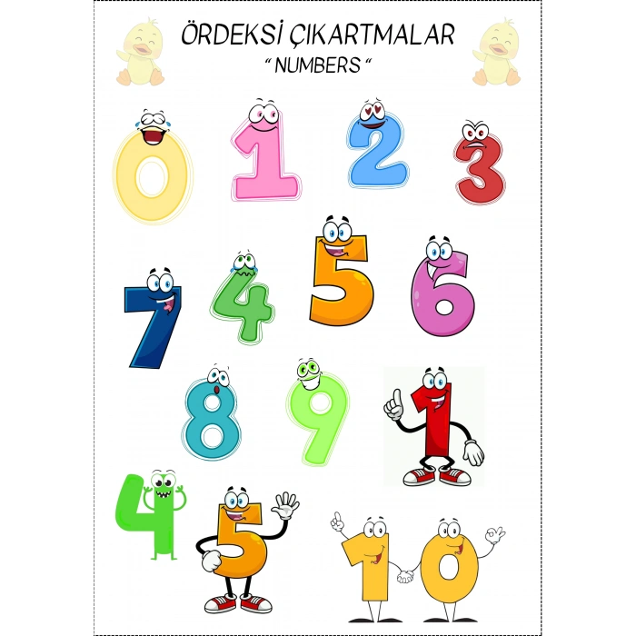 Numaralar * Sayılar Çıkartma