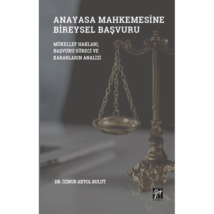 Anayasa Mahkemesinde Bireysel Başvuru