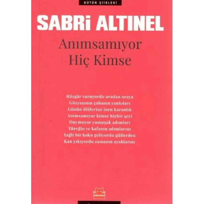 Anımsamıyor Hiç Kimse - Bütün Şiirleri