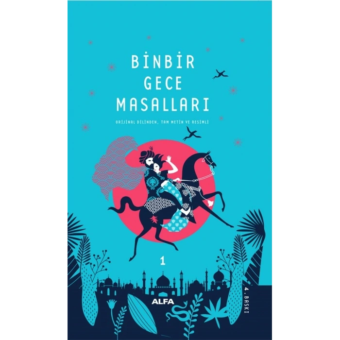 Binbir Gece Masalları -1 Tam Metin Resimli (Ciltli)