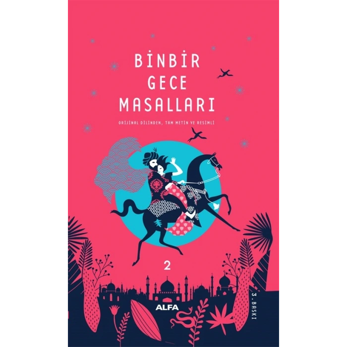 Binbirgece Masalları -2 Tam Metin Resimli (Ciltli)