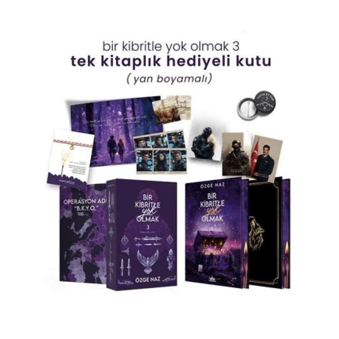 Bir Kibritle Yok Olmak 3 - Hediyeli Yan Boyamalı Kutu (Ciltli)