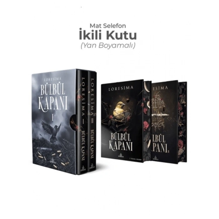 Bülbül Kapanı İkili Kutu - Yan Boyamalı (Ciltli)