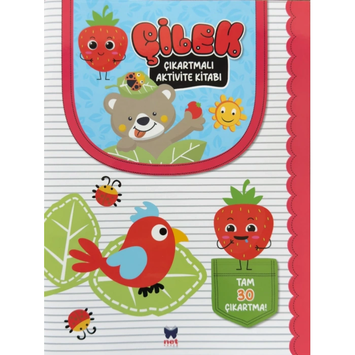 Çilek - Çıkartmalı Aktivite Kitabı