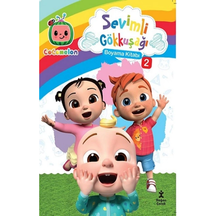 Cocomelon Sevimli Gökkuşağı Boyama Kitabı 2