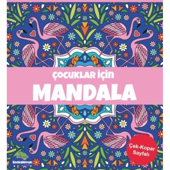 Çocuklar İçin Mandala - Lacivert
