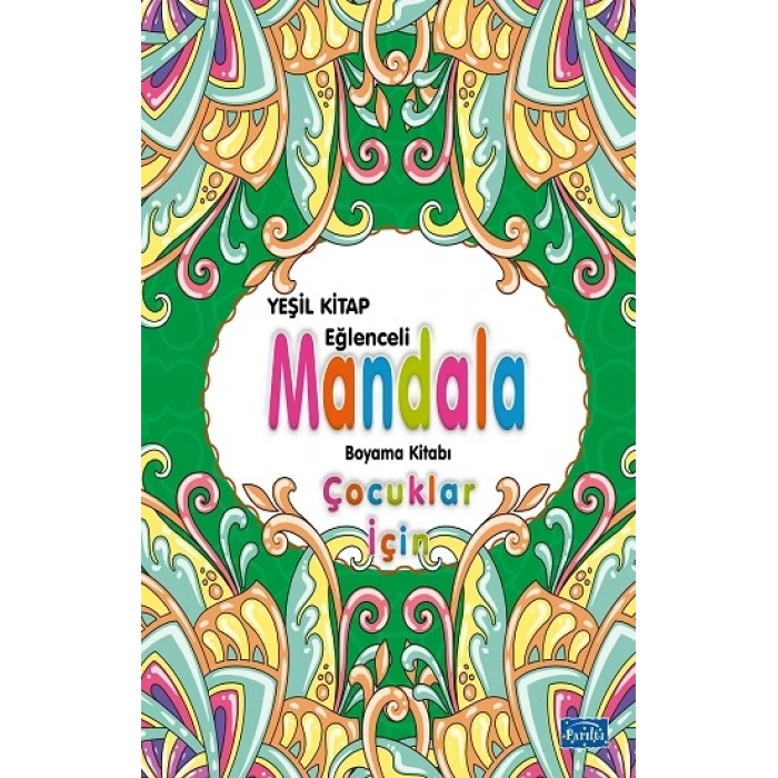 Çocuklar İçin Mandala - Yeşil