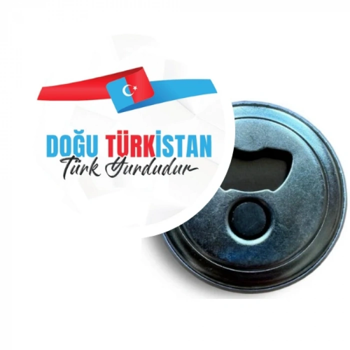 Doğu Türkistan - 3 / Magnet / 58 mm