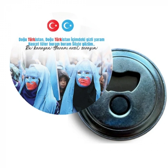 Doğu Türkistan - 4 / Magnet / 58 mm