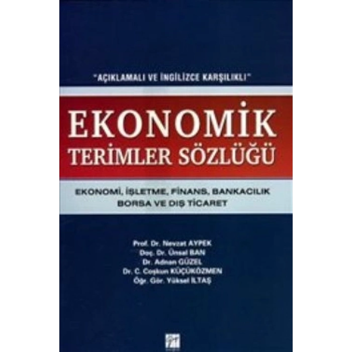 Ekonomik Terimler Sözlüğü