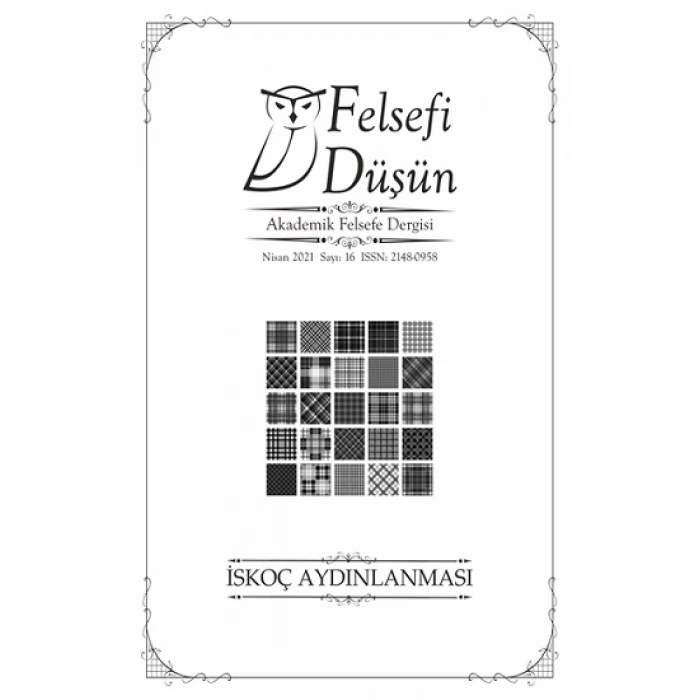 Felsefi Düşün Sayı:16 – İskoç Aydınlanması