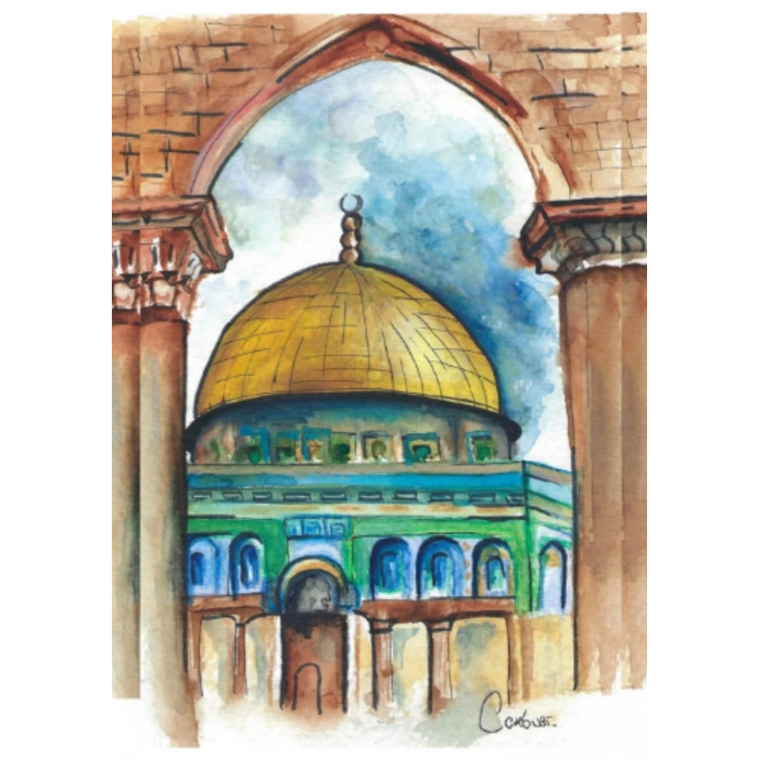 Sütun Kubbetüs Sahra / Kartpostal
