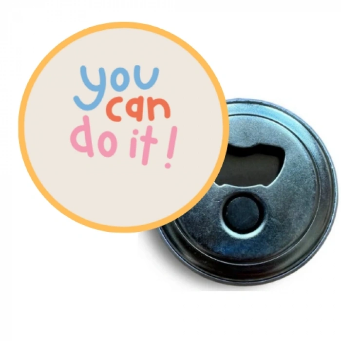 İngilizce Motto - 5 / Magnet / 58 mm