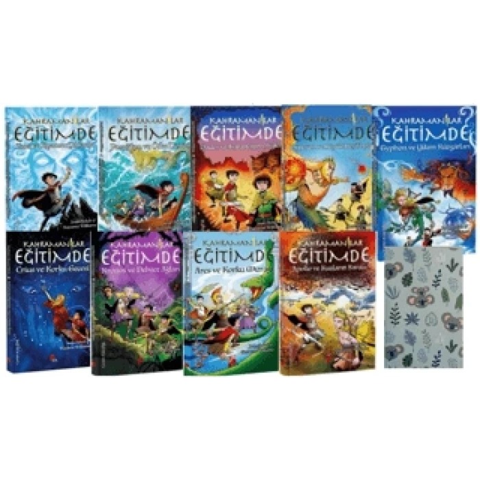 Kahramanlar Eğitimde Seti (9 kitap + Defter Hediyesi)