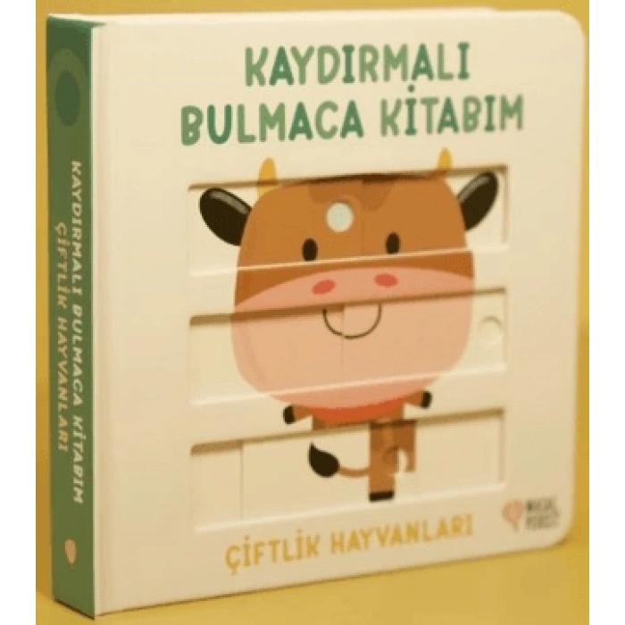 Kaydırmal Bulmaca Kitabım - Çiftlik Hayvanları