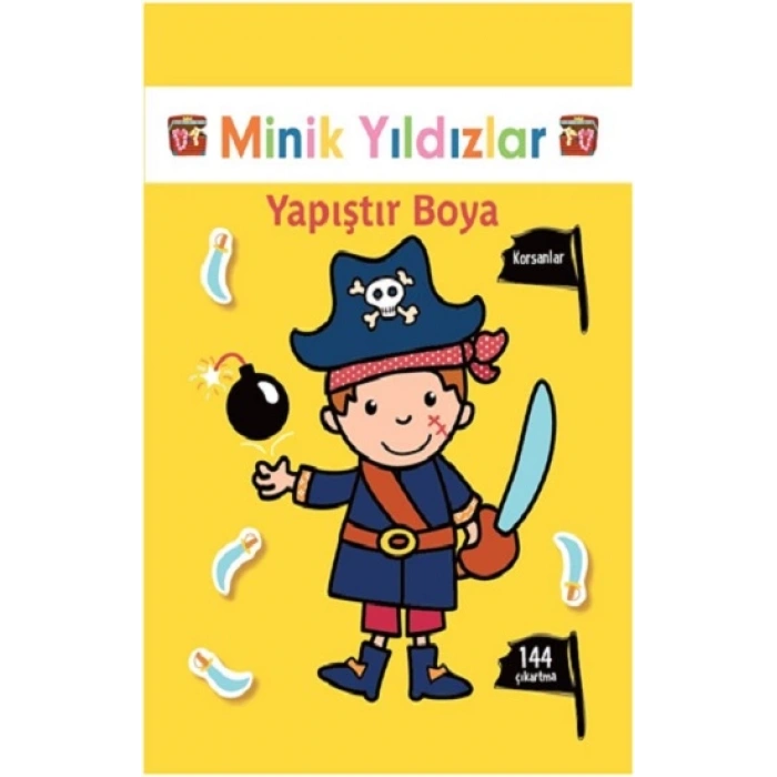Korsanlar Yapıştır Boya - Minik Yıldızlar