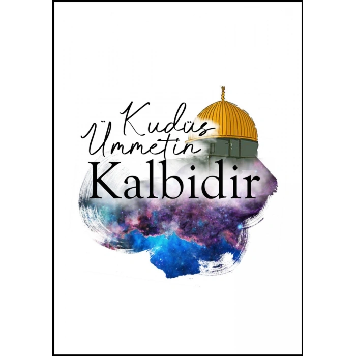 Kudüs Ümmetin Kalbidir / Kartpostal