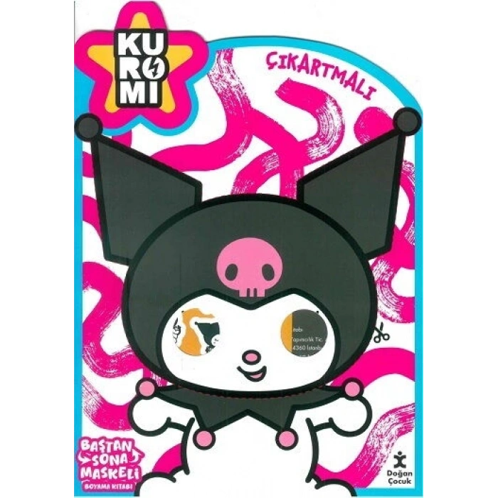 Kuromi - Baştan Sona Maskeli Boyama Kitabı